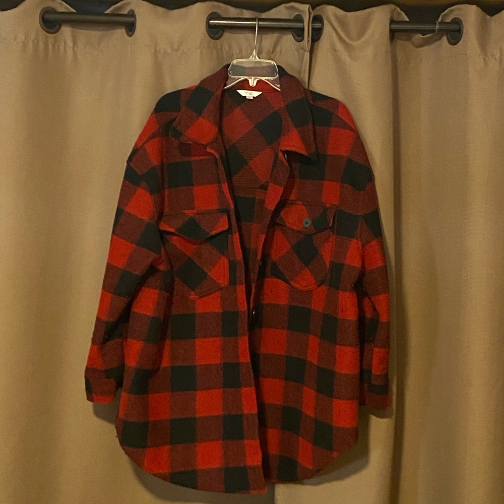 Buffalo check jacket shacket